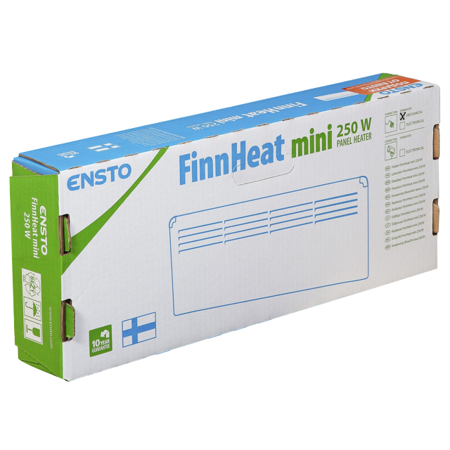 конвектор ENSTO FinnHeat Mini EPHBMM02PR 250 Вт, механический, 235x585х85, настенная/напольная установка