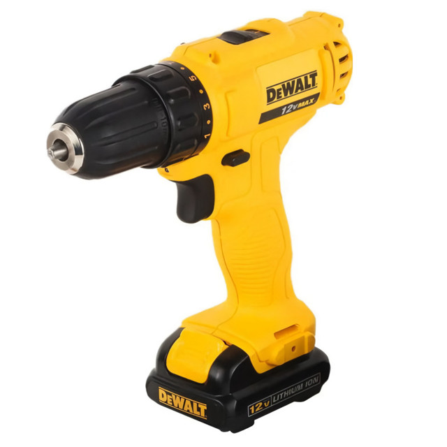 дрель-шуруповерт DEWALT DCD700D2 24Нм 12В Li-Ion 2,0Ач 2АКБ