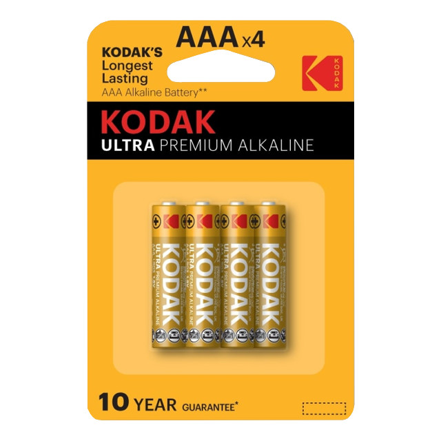 батарейка KODAK Ultra Digital LR03 AAА блистер 4шт