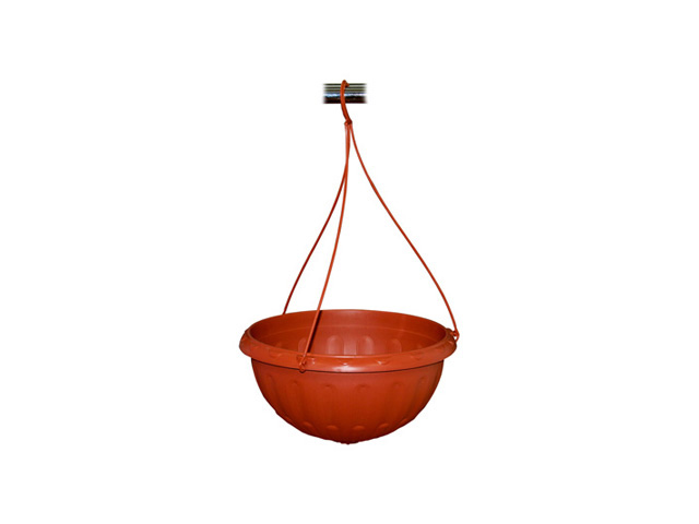 кашпо пластиковое подвесное Джулия 8л терракот кашпо пластиковое подвесное Джулия 8л терракот
