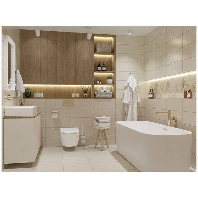 плитка напольная AZORI Romanico beige 42х42 бежевая