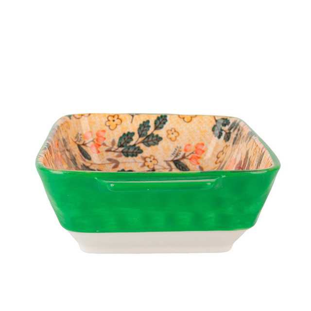 блюдо для запекания NOUVELLE HOME Kawaii Forest Bear 22х12,5х5см 0,6л прямоуг. с ручками фарфор