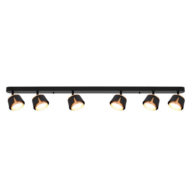 спот ARTE LAMP Amaks GX53 6х12Вт алюминий черный