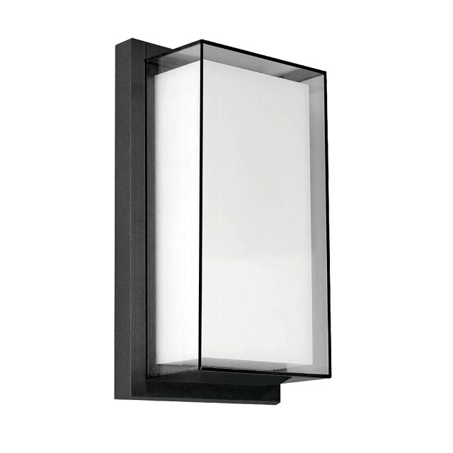уличный настенный светильник ARTE LAMP Menkar LED 1х12Вт металл черный