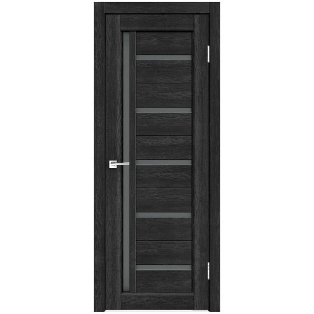 дверь межкомнатная со стеклом Velldoris Premier 10 800х2000мм секвойя темная
