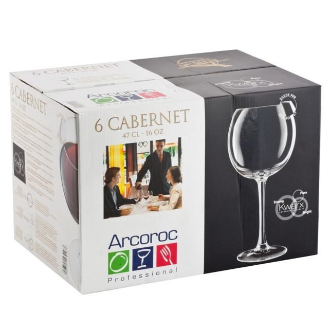 набор бокалов C&S Cabernet balloon 6шт 350мл стекло вино