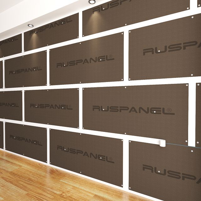 панель звукоизоляционная Ruspanel RPG Comfort Wellness 1250х600х24 мм с двусторонней армировкой
