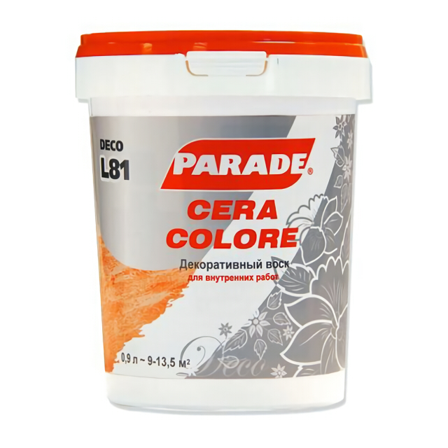 воск декоративный PARADE Deco cera colore L81 бесцветный 0,9л, арт.0005758