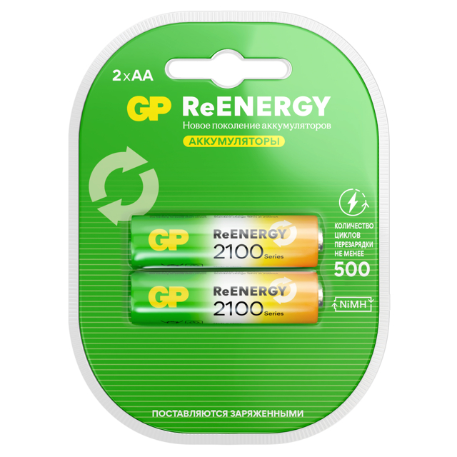 аккумулятор GP ReEnergy 210AA 2шт
