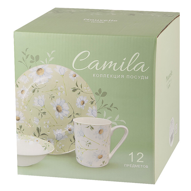 сервиз столовый NOUVELLE HOME Camila 4/12 фарфор