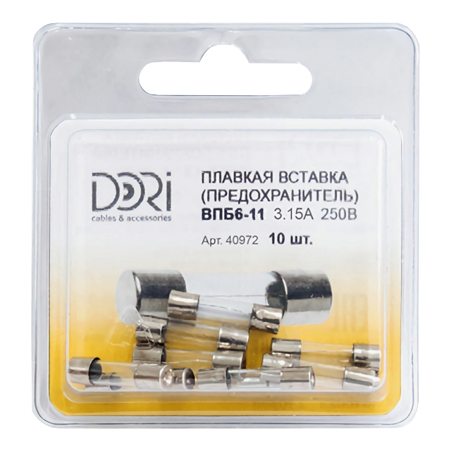 плавкая вставка TDM ELECTRIC ВПБ6-11 3,15А 250В