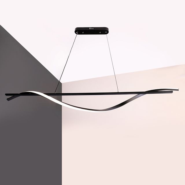 люстра подвесная светодиодная CAMELION Black 40Вт черный