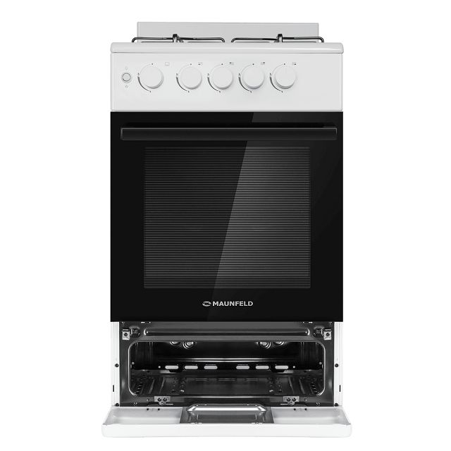 плита газовая MAUNFELD MGC50GEW08 87,5х49,5х65см белый