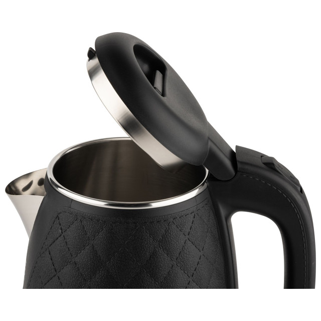 чайник HOMESTAR HS-1007 1500Вт 1,7л металл, пластик черный