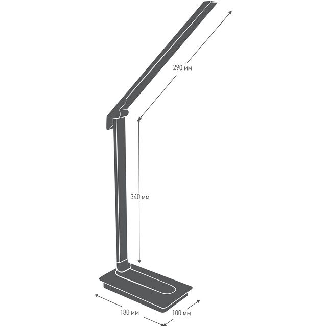 лампа настольная CAMELION LED 8Вт 6000К белый