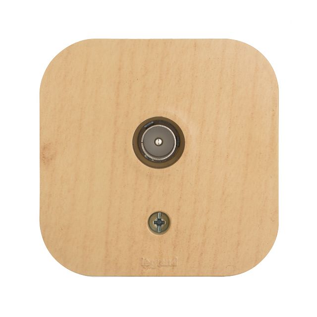 розетка телевизионная LEGRAND Quteo IP20 дерево