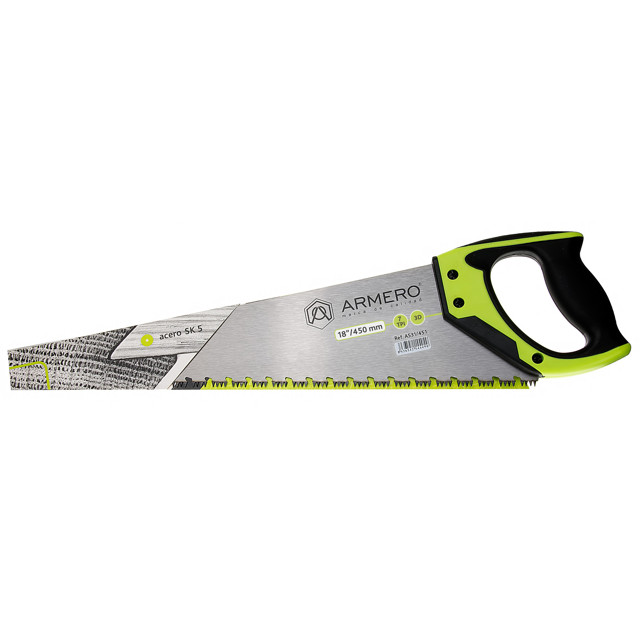ножовка по дереву ARMERO 450мм средний зуб ножовка по дереву ARMERO 450мм средний зуб