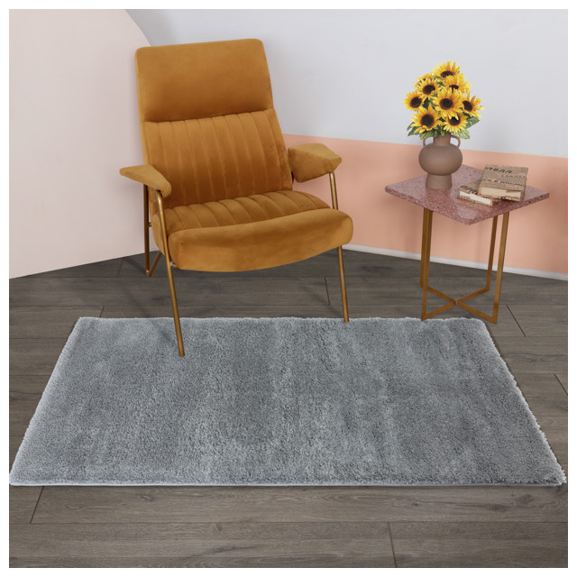 ковер BARI 800х1500мм дизайн 01820A L.GREY/L.GREY