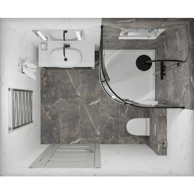 керамогранит GLOBAL TILE Crystal 40x80 серый