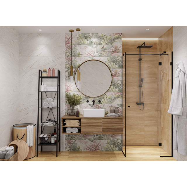 плитка настенная GLOBAL TILE Aventura 25х50 серый