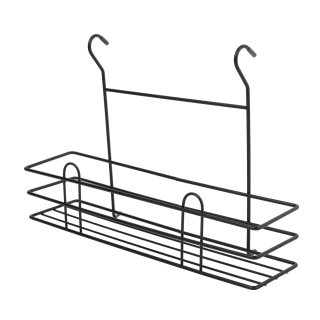 полка для специй TODELIA 355х110х250мм черный матовый