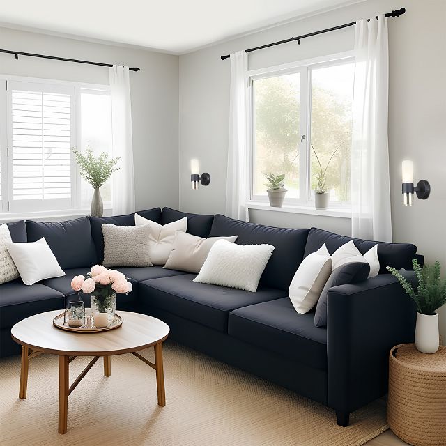 бра ESCADA Avany 1х40Вт Е14 черный белый