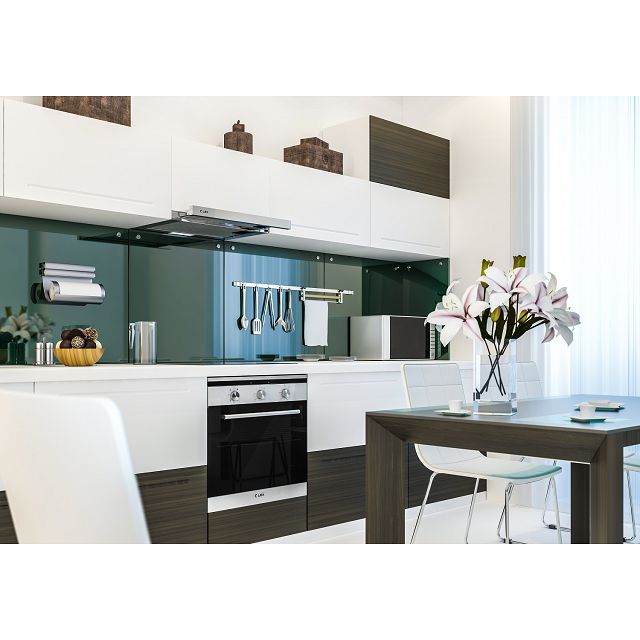 вытяжка встроенная LEX HUBBLE 600 INOX, 60 см, 650 куб, нержавеющая сталь