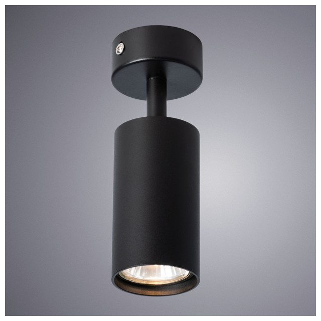 спот ART LAMP Aquarius 1х35Вт GU10 алюминий сталь черный