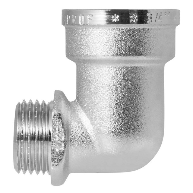 угольник переходной MPF 3/4"х1/2" ВР/НР с ограничителем латунь резьба