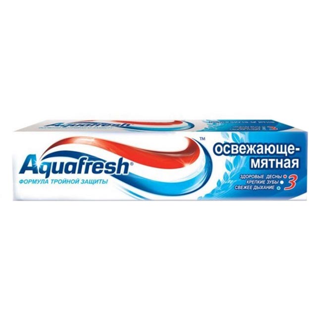 паста зубная AQUAFRESH Total care Освежающая Мята, 100 мл