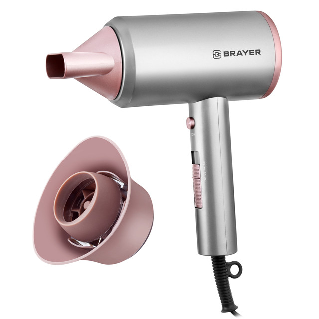 фен BRAYER BR3022 1800Вт 4реж. коричневый