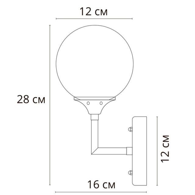 бра ARTE LAMP Marco E14 60Вт металл стекло белый