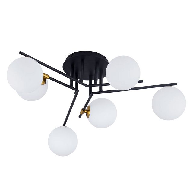 люстра потолочная ARTE LAMP Gemini G9 6х33Вт металл черный