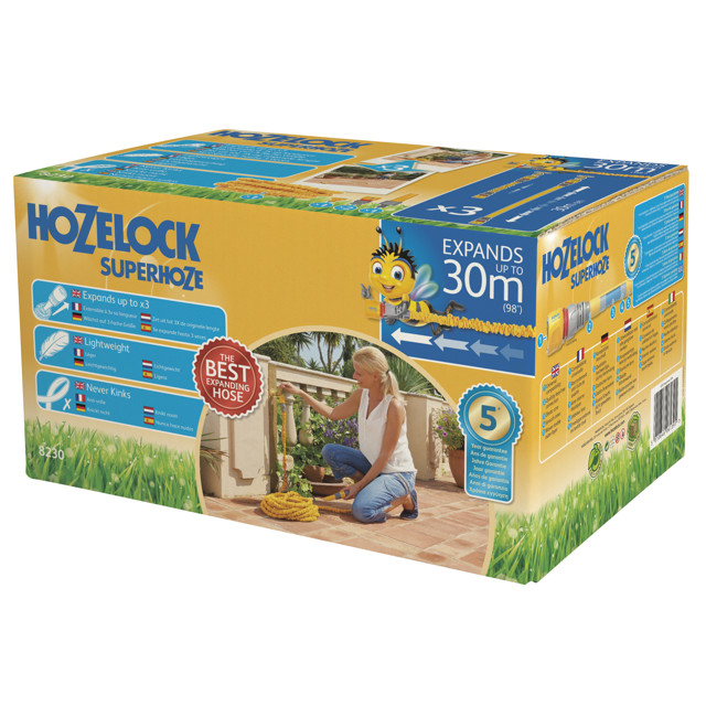 шланг самоудлиняющийся HOZELOCK SuperHoze 3/4" 30м