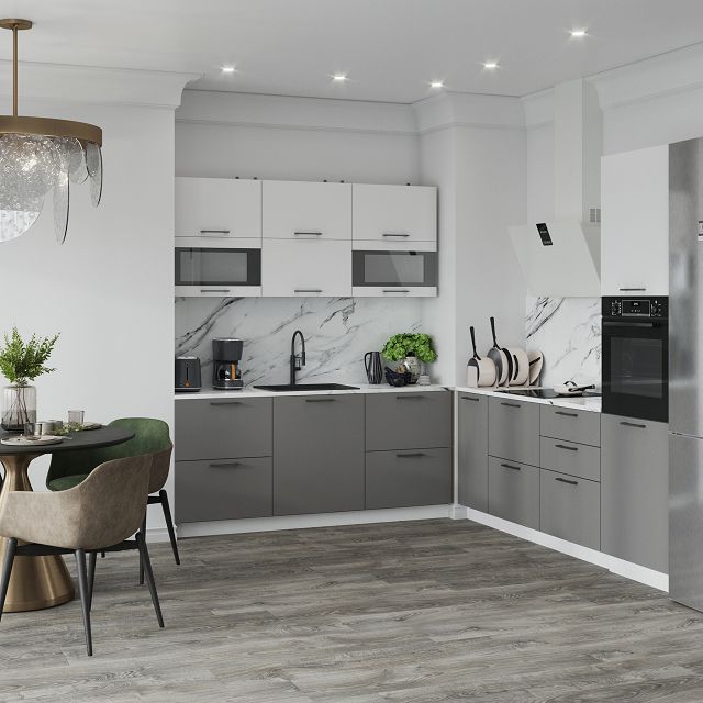 фасад Камила 496x356мм МДФ белый софт