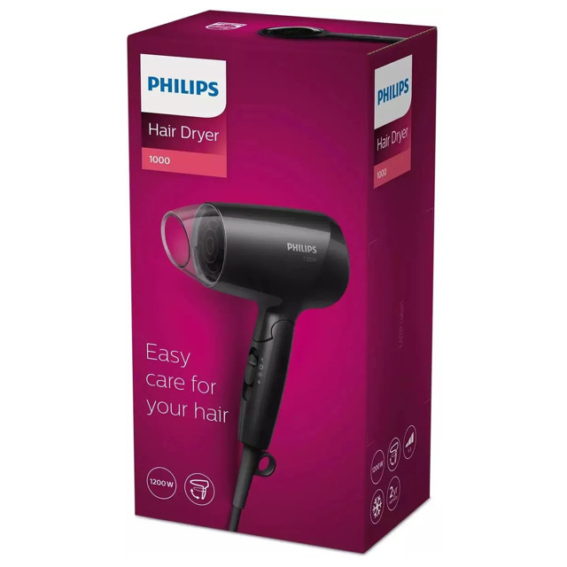 фен Philips BHC010/00 1200Вт 3реж черный