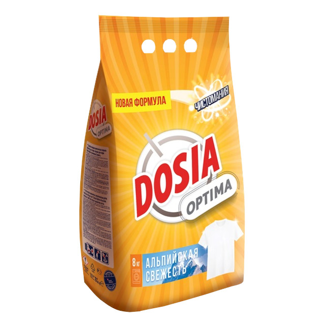 порошок стиральный DOSIA Optima Альпийская Свежесть 8кг