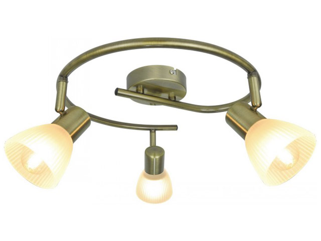 спот ARTE LAMP Parry 3x40Вт E14 металл гальванизированный античная бронза