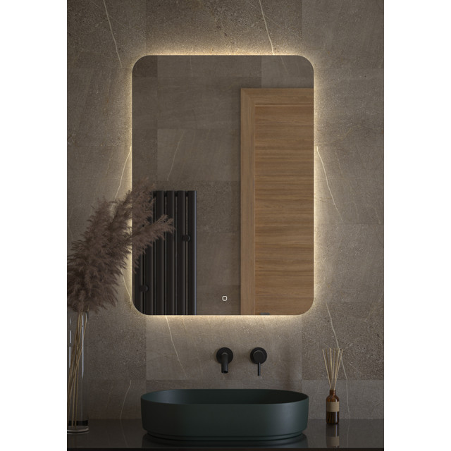 зеркало для ванной Opti Defesto 70x100см LED-подсветка