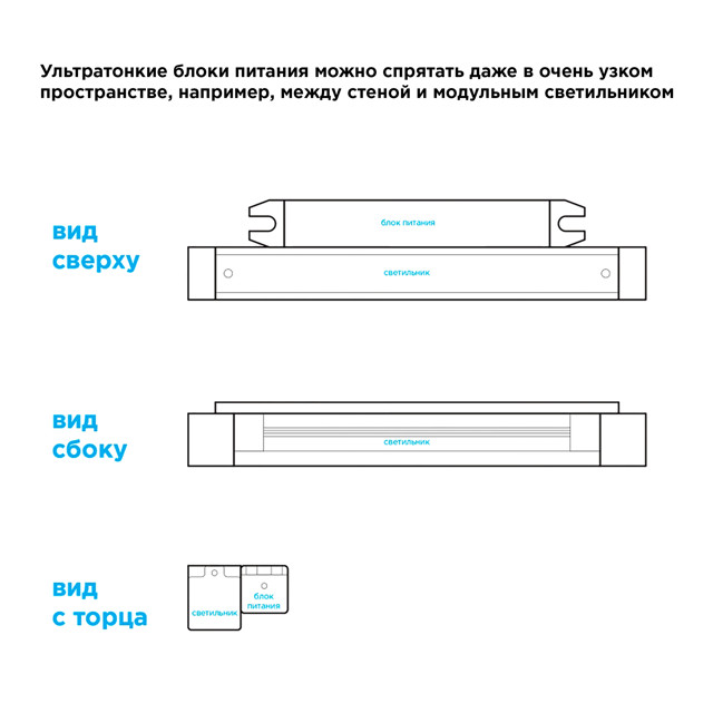 блок питания APEYRON 24В 72Вт IP20 3А металл