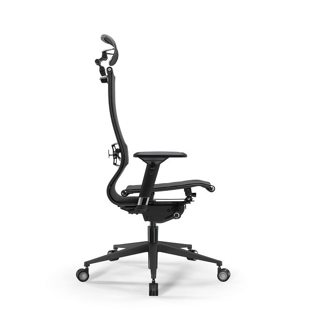 кресло офисное METTA SAMURAI Black Edition New черный сетка