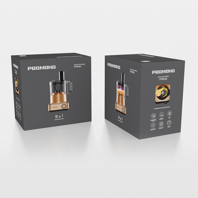 кухонная машина РЕДМОНД FP608 1300Вт чаша 2,3л бронзовый