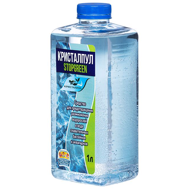 альгицид Кристалпул Stopgreen 1л
