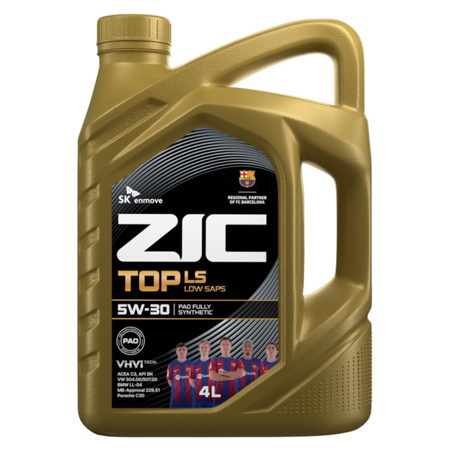 масло моторное ZIC TOP LS 5W-30 4л