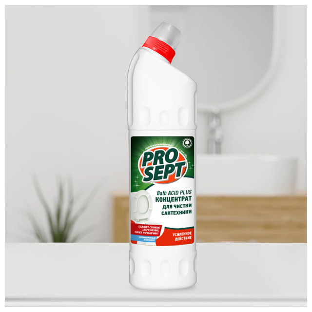 средство для туалета PROSEPT Bath Acid Plus концентрат 750мл