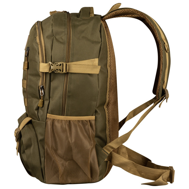 рюкзак ECOS MB-01 36х51х20см 30л темно-зеленый полиэстер