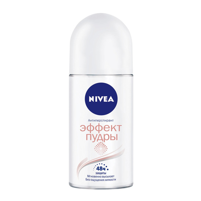 дезодорант женский NIVEA Эффект Пудры, 50 мл, ролик