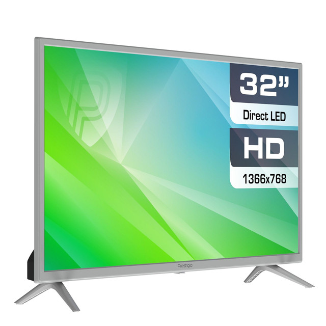 телевизор PRESTIGIO PTV32SN04Z 32" HD серебристый