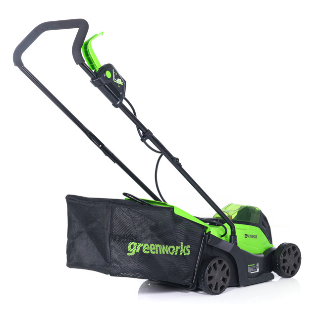 газонокосилка аккумуляторная GREENWORKS GD24LM33K2 c АКБ и ЗУ