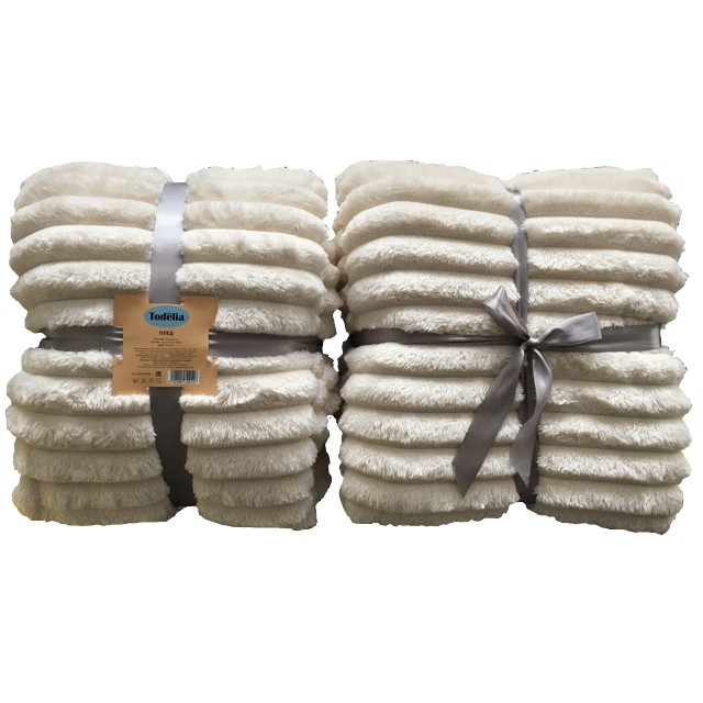 плед TODELIA 220х240см белый, арт.EDSF01white